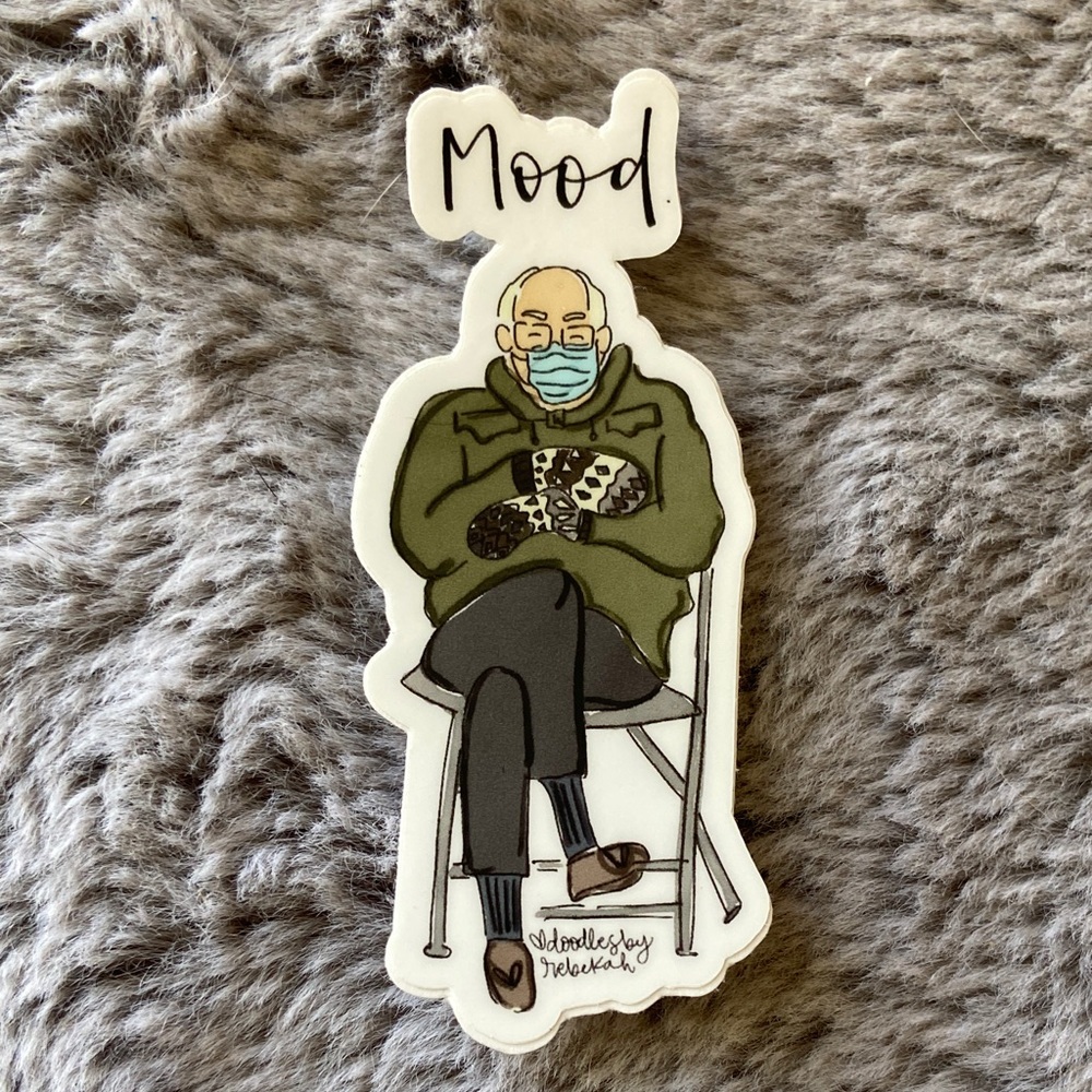 Lot of 12 Bernie Sanders “Mood”Stickers - Picture 3 of 3
